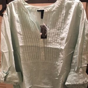 Lane Bryant linen top